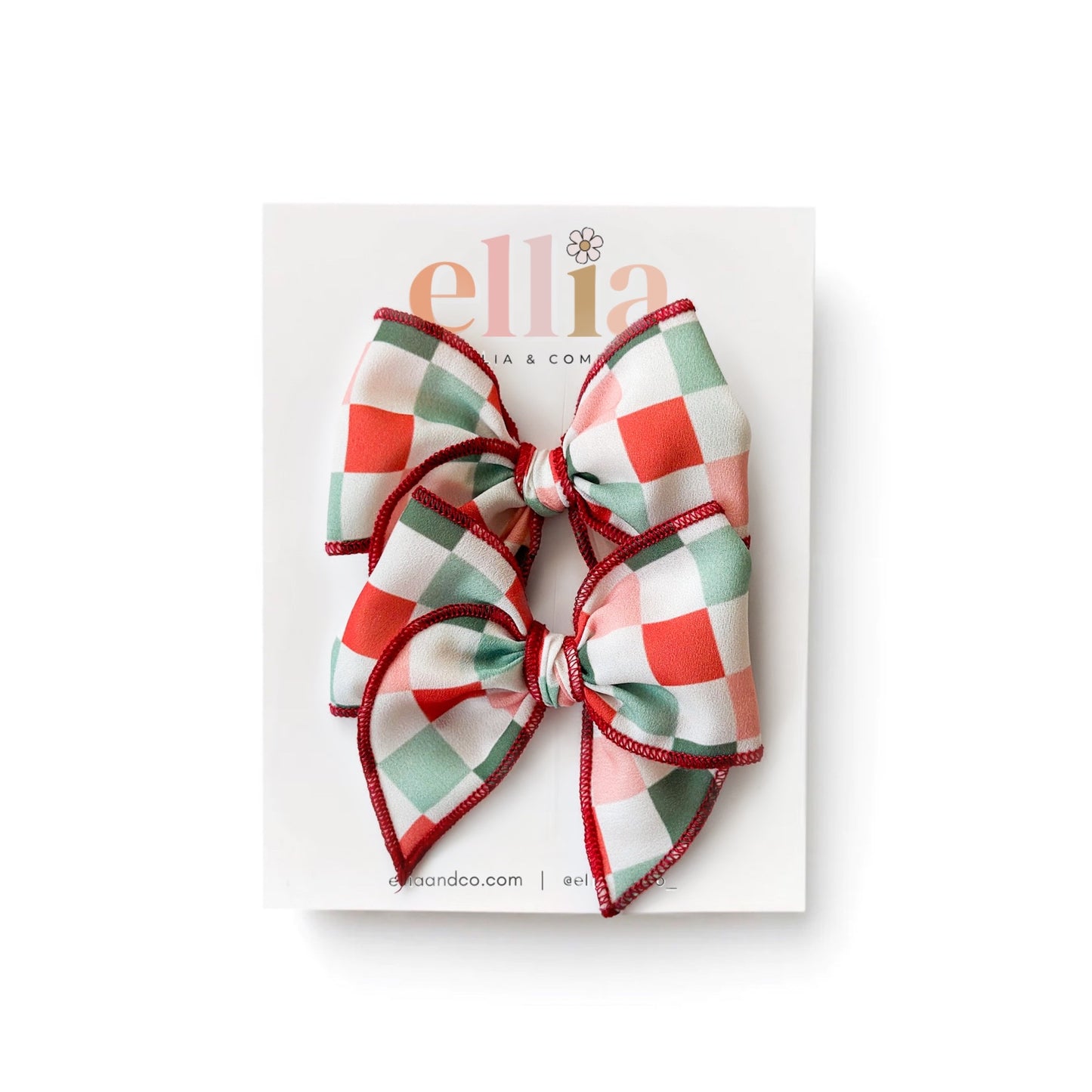 Christmas Checker - Mini Fairytale Piggie Clips