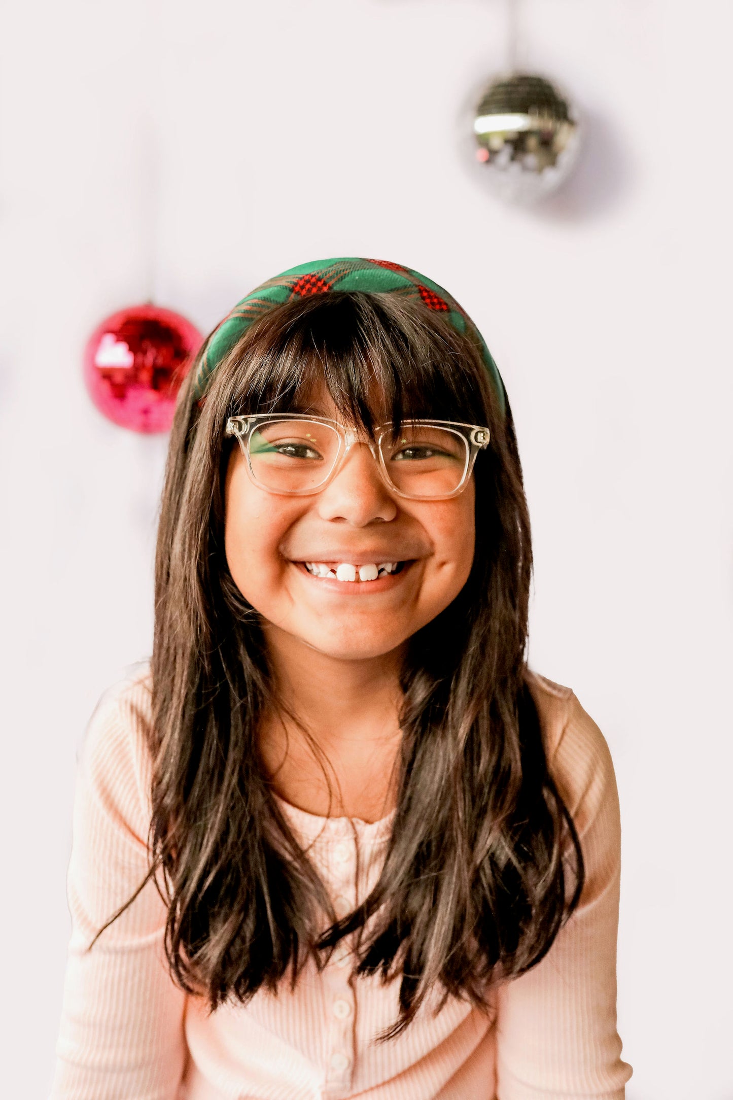 Mistletoe Plaid - Simple Headband