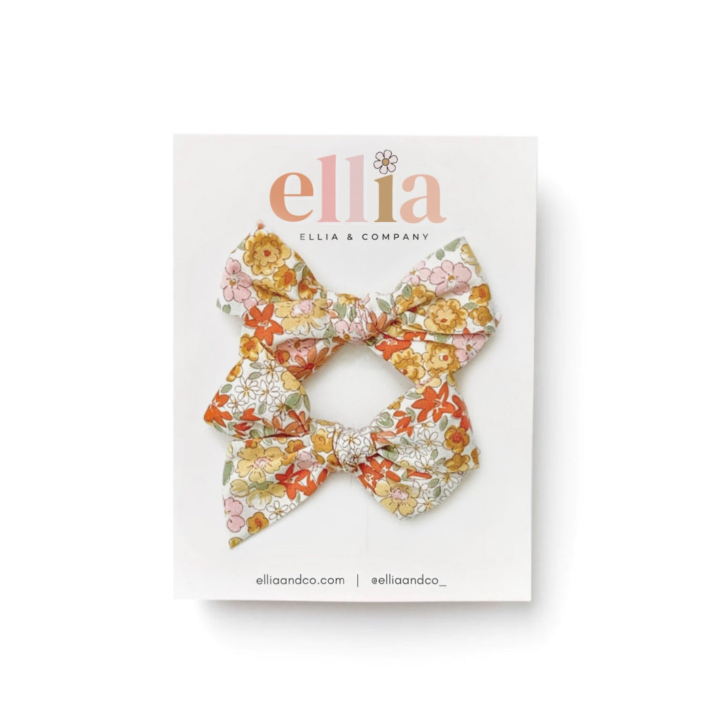 Marigold - Mini Twirl Piggie Clips