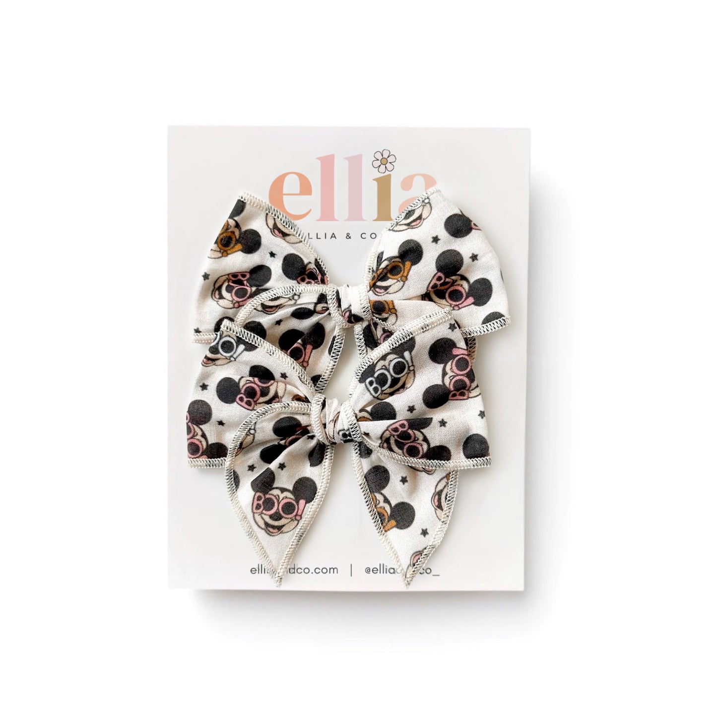 Boo Mickey - Mini Fairytale Piggie Clips