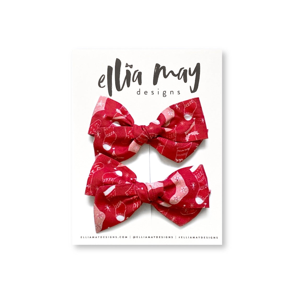 Stockings - Mini Twirl Piggie Clips