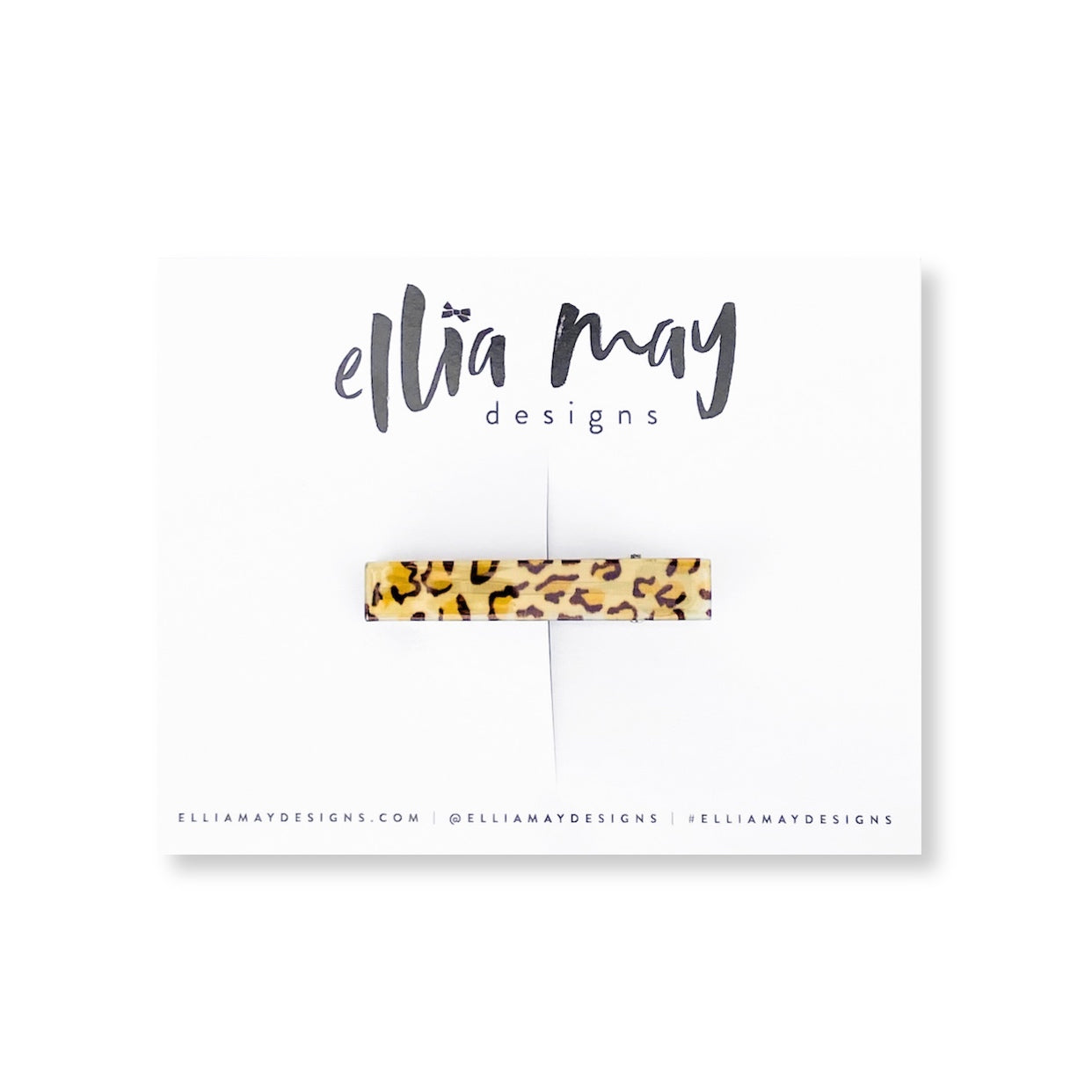 Wild About You in Tan - Bar Clip