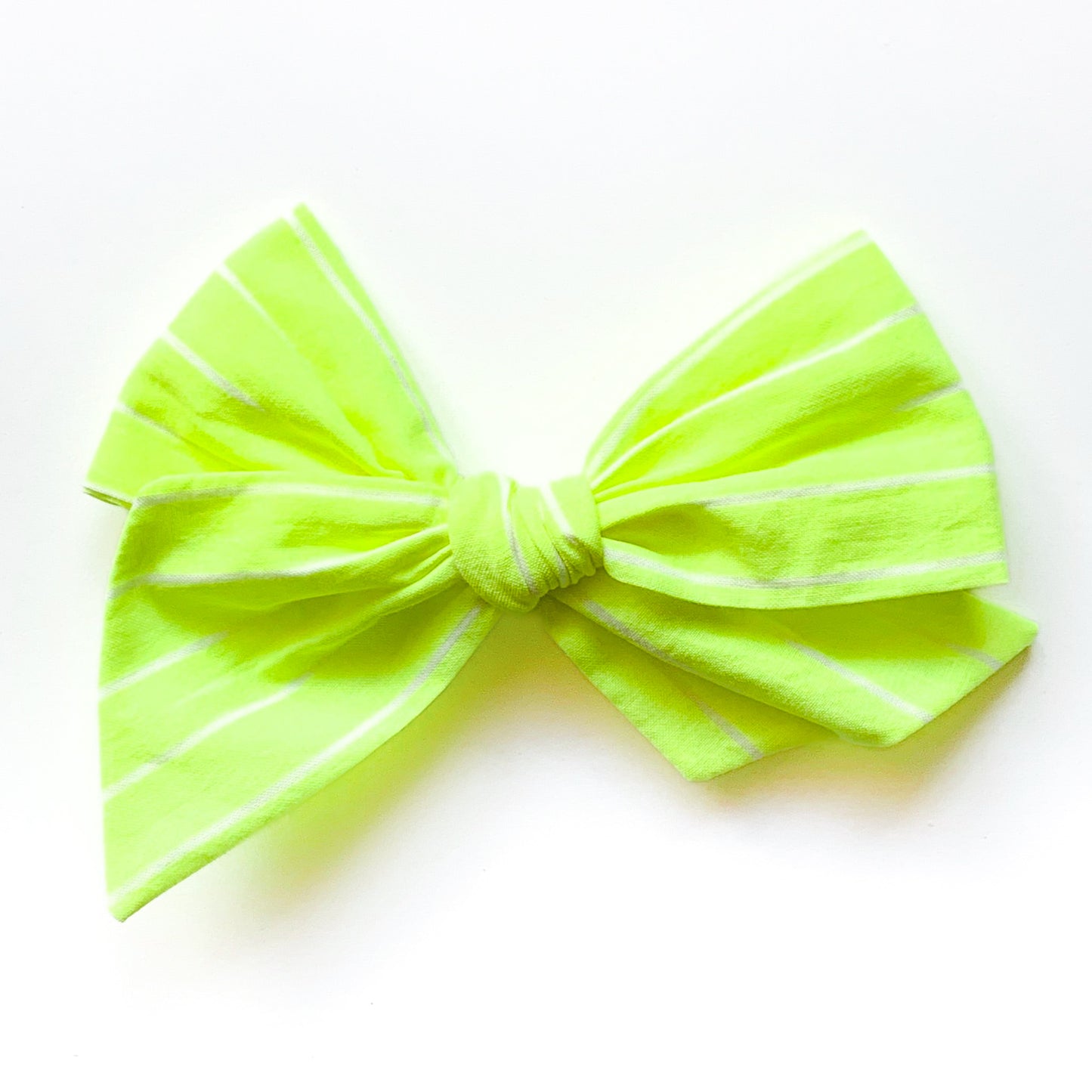 Neon Yellow Stripe - Oversized Twirl