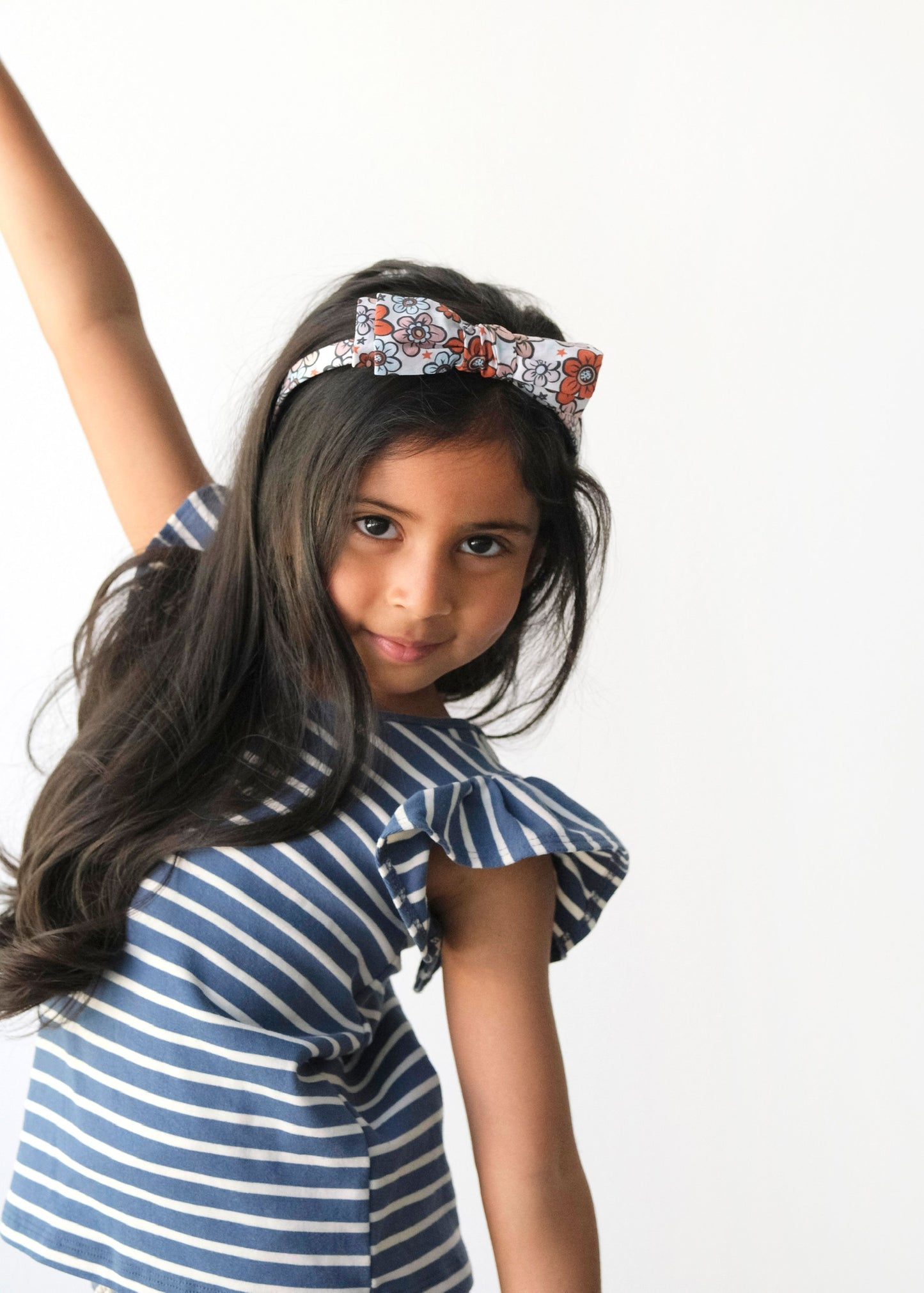 July Floral  - Big Girl Headband