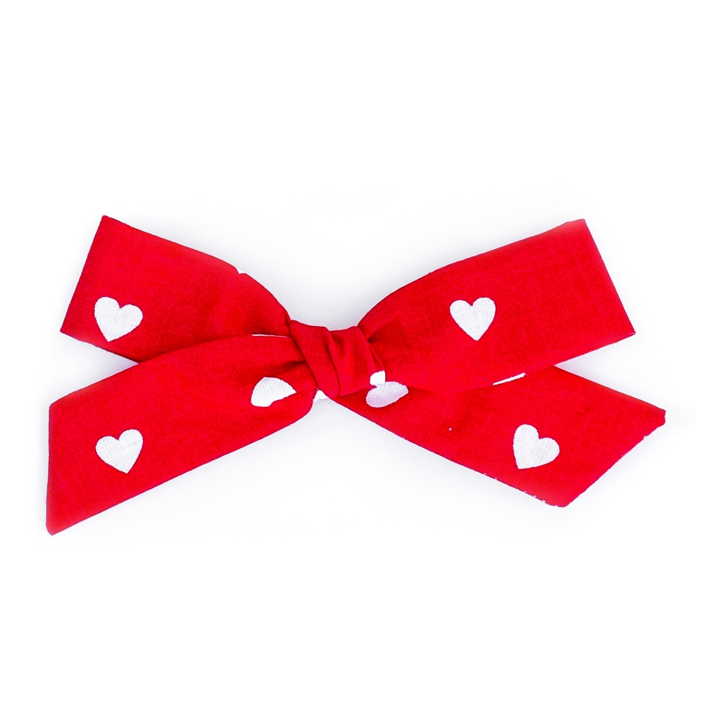 White Hearts - Oversized Knot