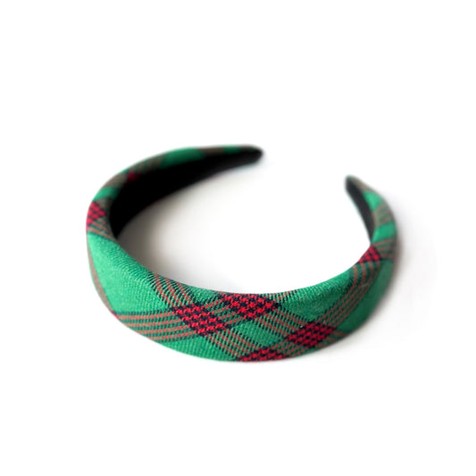 Mistletoe Plaid - Simple Headband