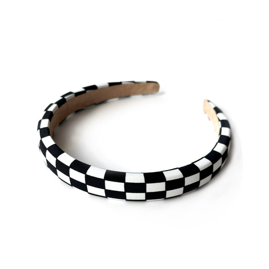 Monochrome Checker - Simple Headband