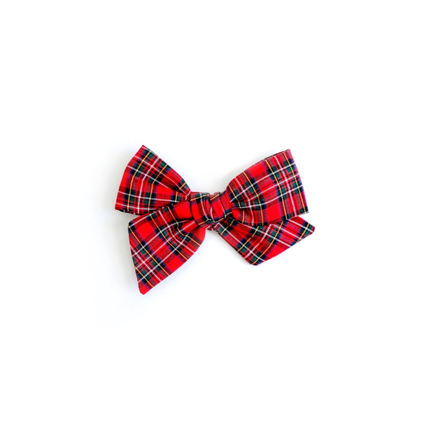 Traditional Holiday Plaid in Red - Mini Twirl