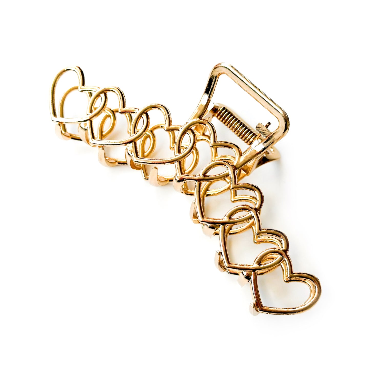 String of Hearts Metal - Claw Clip