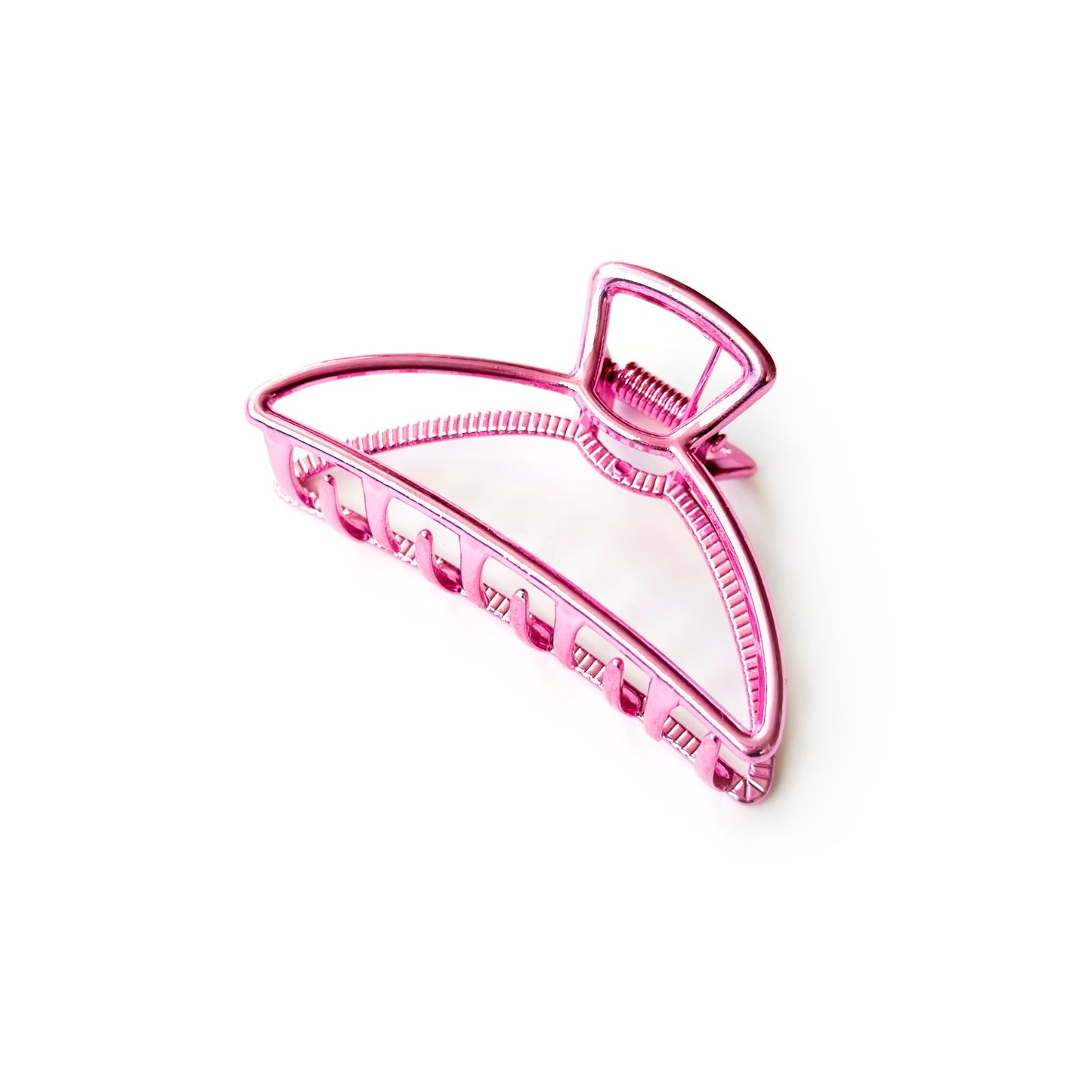 Hot Pink Metal - Claw Clip