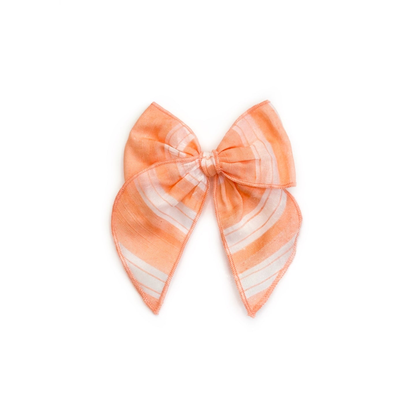 Sheer Peach Stripe - Medium Fairytale