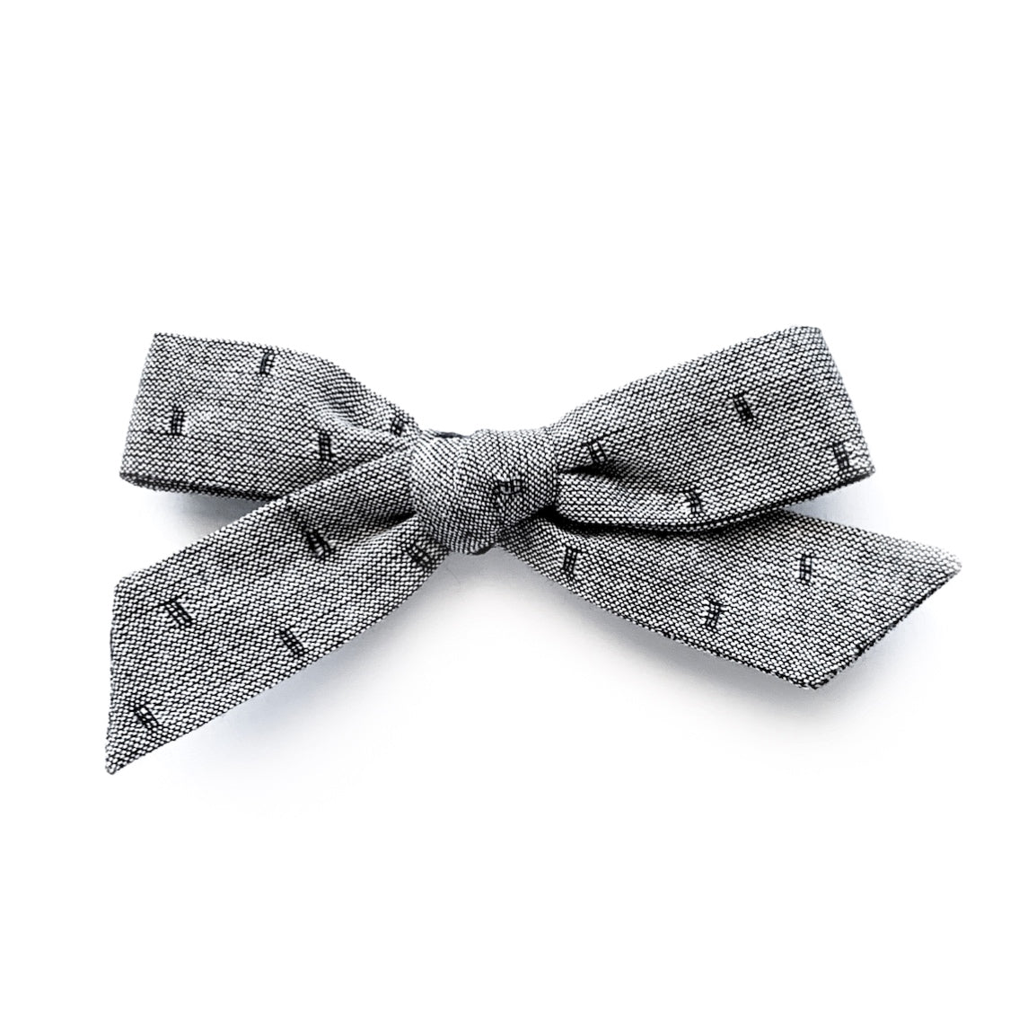 Flocked Grey - Oversized Knot