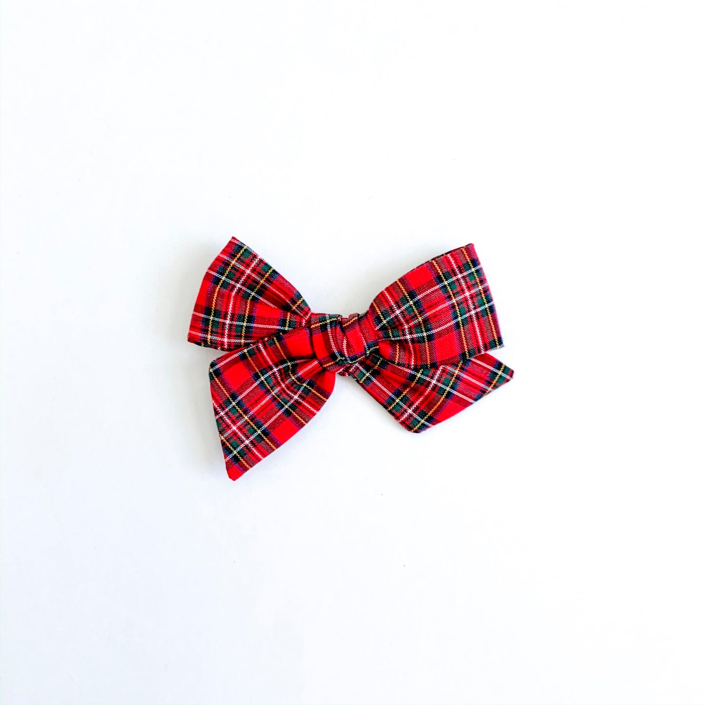Traditional Holiday Plaid in Red - Mini Twirl